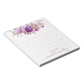 Persoonlijke naam | Van de bureau van de blocnote (Schuin)