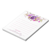 Persoonlijke naam | Van de bureau van de blocnote (Linkerzijde)