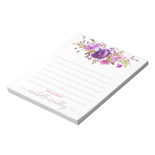 Persoonlijke naam | Van de bureau van de blocnote (Linkerzijde)