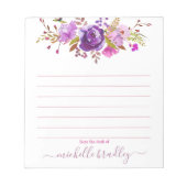 Persoonlijke naam | Van de bureau van de blocnote (Voorkant)