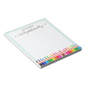 Persoonlijke naam | Van de bureau van de blocnote (Schuin)