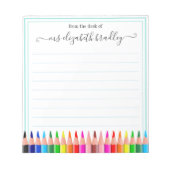 Persoonlijke naam | Van de bureau van de blocnote (Voorkant)