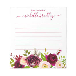 Persoonlijke naam | Van de bureau van de blocnote