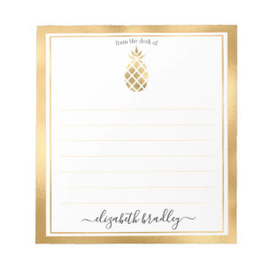 Persoonlijke naam   Van de bureau van de blocnote