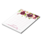 Persoonlijke naam | Van de bureau van de blocnote (Linkerzijde)