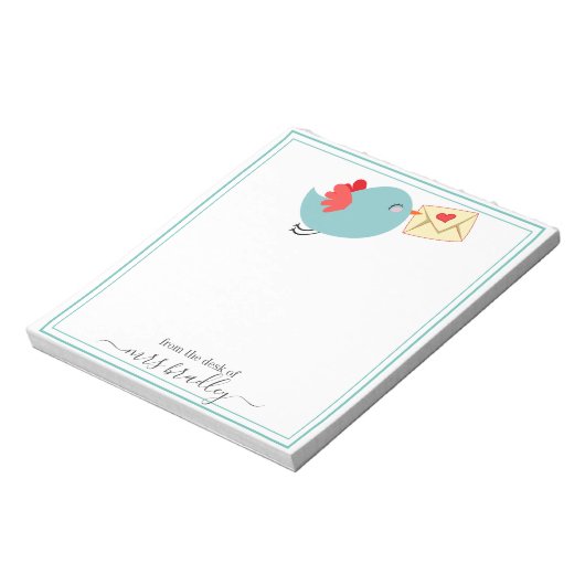 Persoonlijke naam | Van de bureau van de blocnote (Linkerzijde)