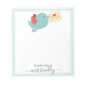 Persoonlijke naam | Van de bureau van de blocnote (Voorkant)