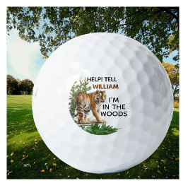 Persoonlijke naam van de Help-novelty van Funny Golfballen