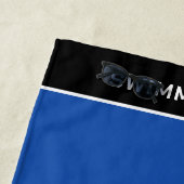 Persoonlijke naam van de zwemmer van het Royal Blu Strandlaken (In situ)