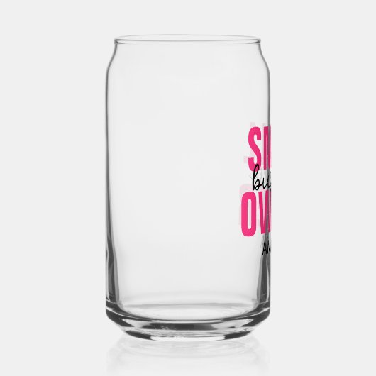 Persoonlijke naam van eigenaar van klein bedrijf blikvorm glas (Rechts)