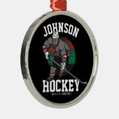 Persoonlijke naam van het Athlete-team van de Spel Metalen Ornament (Rechts)