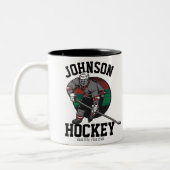 Persoonlijke naam van het Athlete-team van de Spel Tweekleurige Koffiemok (Links)