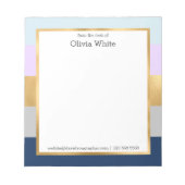 Persoonlijke naam | Van het bureau van de blocnote (Voorkant)