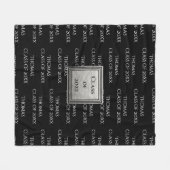 Persoonlijke naam van Keepomwille Jaar Vlek Fleece Deken (Voorkant (Horizontaal))