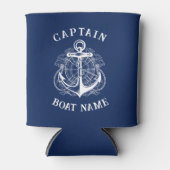 Persoonlijke naam van nautische kapitein boot anke blikjeskoeler (Voorkant)