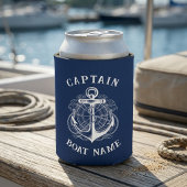 Persoonlijke naam van nautische kapitein boot anke blikjeskoeler