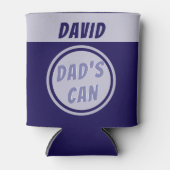 Persoonlijke naam van vader Royal Blue Blikjeskoeler (Voorkant)
