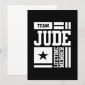 Persoonlijke naam verjaardagscadeau voor Jude Kaart (Voorkant / Achterkant)