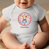 Persoonlijke naam verpleegster teddybeer romper