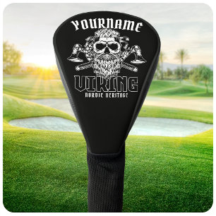 Persoonlijke NAAM Viking Nordic Warrior Heritage Golfheadcover