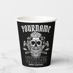 Persoonlijke NAAM Viking Nordic Warrior Heritage Papieren Bekers