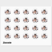 Persoonlijke Naam Visagist Sticker - Elegant (Vel)
