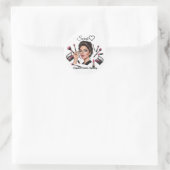 Persoonlijke Naam Visagist Sticker - Elegant (Tas)