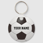Persoonlijke naam voetbal cadeau sleutelhanger (Achterkant)