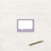 Persoonlijke naam voor de variabele Agenda en Whit Post-it® Notes (Op bureau)