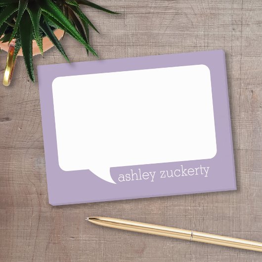 Persoonlijke naam voor de variabele Agenda en Whit Post-it® Notes