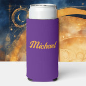 Persoonlijke naam voor een handig aangepast cadeau seltzer blikjeskoeler