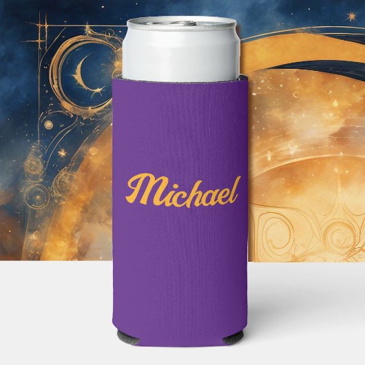 Persoonlijke naam voor een handig aangepast cadeau seltzer blikjeskoeler