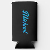 Persoonlijke naam voor een handig aangepast cadeau seltzer blikjeskoeler (Voorkant)