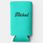 Persoonlijke naam voor een nuttige Cadeauslang Seltzer Blikjeskoeler (Voorkant)