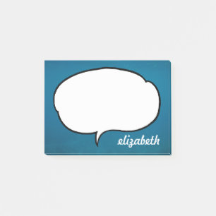 Persoonlijke naam voor gesprekspartner post-it® notes
