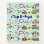 Persoonlijke naam voor jou of je kind notitieboek (Achterkant)