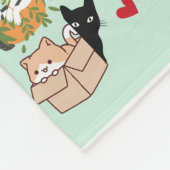 Persoonlijke naam voor u of uw kind fleece deken (Hoek)