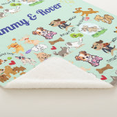 Persoonlijke naam voor u of uw kind sherpa deken (3/4)