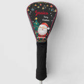 Persoonlijke naam voor uw kind, Kerstmis Golfheadcover (Voorkant)