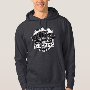 Persoonlijke NAAM Vrachtwagenrijden Big Rig Semi T Hoodie