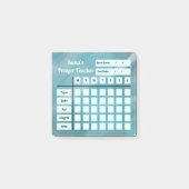 Persoonlijke naam | Weekelijks salah/Prayer Tracke Post-it® Notes (Voorkant)