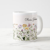 Persoonlijke naam Wilde Bloementuin Grote Koffiekop (Voorkant rechts)