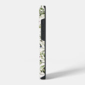 Persoonlijke Naam Wilde Bloementuin iPhone Hoesje (Linkerkant)