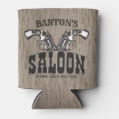 Persoonlijke naam Wilde West Pistool Revolver Salo Blikjeskoeler (Voorkant)