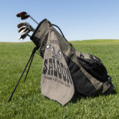 Persoonlijke naam Wilde West Pistool Revolver Salo Golfhanddoek (Groen)