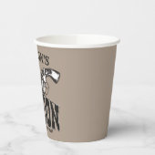 Persoonlijke naam Wilde West Pistool Revolver Salo Papieren Bekers (Links)