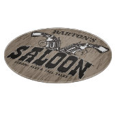 Persoonlijke naam Wilde West Pistool Revolver Salo Snijplank (Hoek)