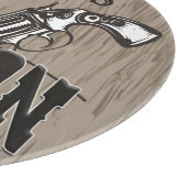 Persoonlijke naam Wilde West Pistool Revolver Salo Snijplank (Hoek)