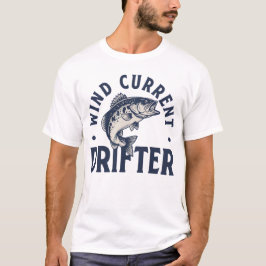 Persoonlijke naam Wind Drift Baars T-shirt