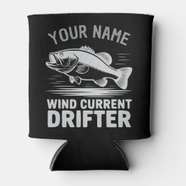 Persoonlijke naam Windstroom Drifter Baars Vis Blikjeskoeler